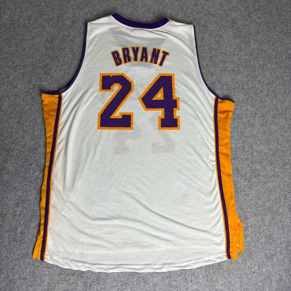 NBA Los Angeles Lakers Kobe Bryant 24 Jersey White Mens XXL Basketball Sport - Picture 2 of 8